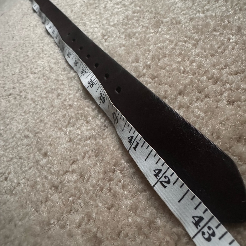 Banana Republic Brown Goldtone Double O-Ring Belt Large - Picture 10 of 13